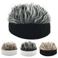 thumbnail image 1 of Hommes Rétro Courte Perruque Bandeau Hip Hop Hooligan Bonnet Cosplay Fausse Coiffure Chapeau, 1 of 7
