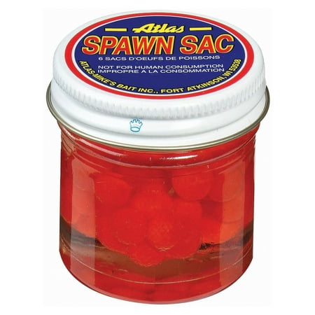 UPC: 0043171620639 | Atlas-Mike s Floating Lindy Shadling Deep Spawn Sacs Orange 8 Piece