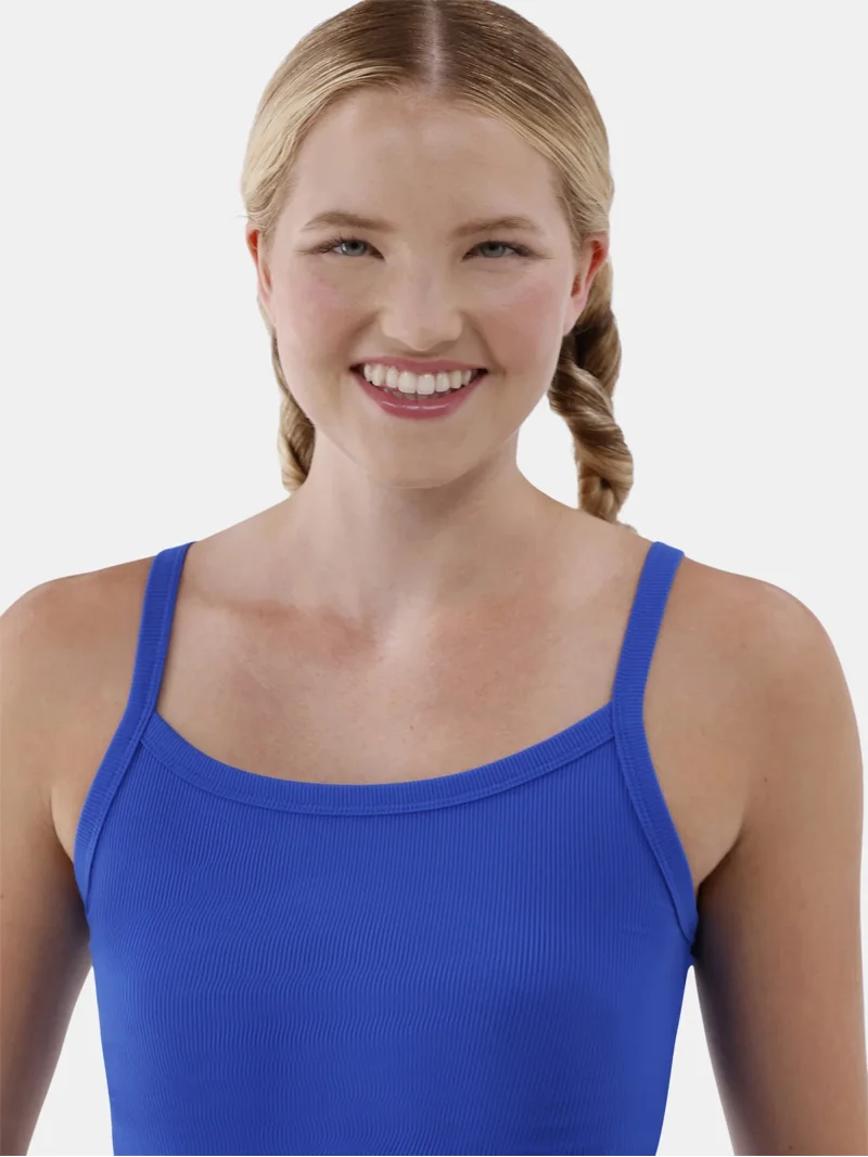 No Boundaries Ribbed Cami Top, 1 or 5-Pack, Soft Stretch Fabric