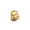 thumbnail image 2 of Schlage Georgian Knob with Camelot Trim Keyed Entry Lock, 2 of 7