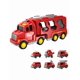 thumbnail image 1 of Vehículo De Juguete De Bomberos Xtellar rojo 7 En 1 Con Juego De Mapas, 1 of 5