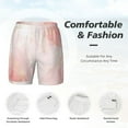 thumbnail image 5 of Lsque Mens Swim Trunks Pink Marble Pattern - Bathing Suit Compression Liner - Beach Swim Shorts Swimwear - (S-3XL) - Stretch Quick Dry -XX-Large, 5 of 9