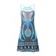 thumbnail image 3 of WILLBEST Vestido Informal Sin Mangas De Primavera Y Verano Para Mujer Con Estampado Étnico Y Detalles De Malla, 3 of 3