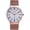 Rose-Gold, variant on Collections Unisex Japanese Quartz Watch with Stainless Steel Mesh Bracelet