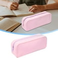 thumbnail image 2 of Pencil Case Pen Case Storage Bag Pouch Holder Box Organizer Makeup Pouch Cosmetic Bag Lightweight Pouch Pencil Box for Office Stationery Organizer, Simple Sturdy Multifunctional Pencil Bag,Pink, 2 of 8