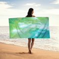 thumbnail image 4 of Yika Beach Blankets Beach Towel Microfiber Beach Towel Super Lightweight Colorful Bath Towel Sandproof Beach Blanket Multi-Purpose Towel For Travel Swimming Pool 30x60, 4 of 5