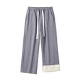 thumbnail image 5 of MYAOYINo Boundaries Womens Wide Leg Sweatpants Elastic Waist Drawstring Baggy Lounge Pants, 5 of 8