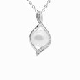 thumbnail image 1 of CollarPerlaPlata de Ley925ColganteMujerConPerlaCollarMujerPerlasRegaloParaMujer, 1 of 5