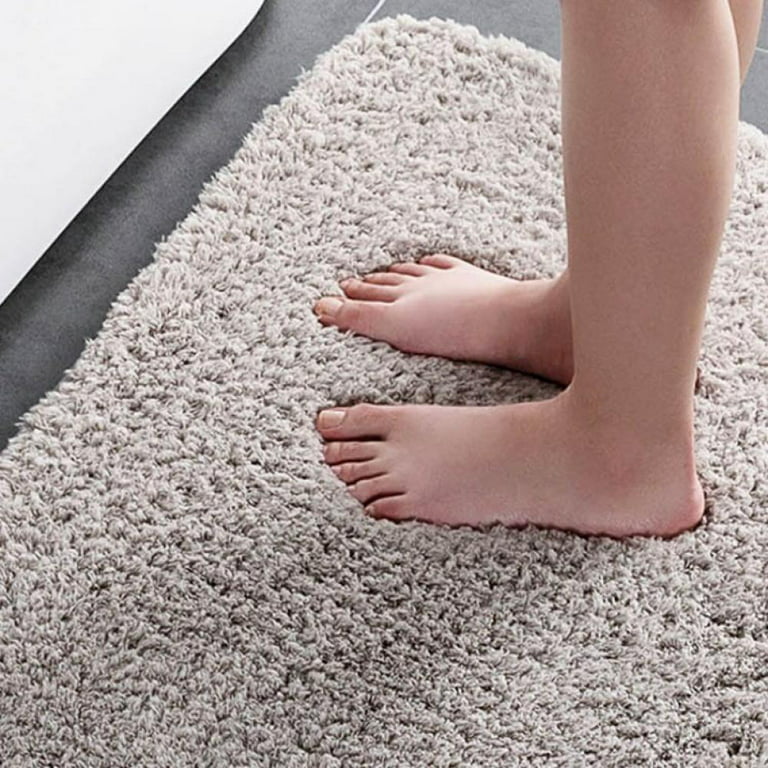 Hazel Bath Mat For Bathroom Rugs Non Slip Ultra Thick And Soft Texture,  Bathroom Rugs And Mats Sets For Shower And Tub 