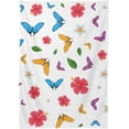 thumbnail image 2 of Colorful Butterfly Rectangle Tablecloth, Dust Proof Anti Wrinkle Wipeable Table Cloth Tabletop foration of Dinner Kitchen Wedding Holiday Party 60"x108" Decor Gift, 2 of 7