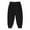 Black, variant on Huanglei Toddler Boys Autumn And Winter Solid Color Elastic Waist Sweatpants With And Leggings Boys' Pants