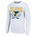 thumbnail image 2 of Men's Starter White St. Louis Blues Team Logo Graphic Long Sleeve T-Shirt, 2 of 3