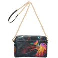 thumbnail image 2 of FORMRS Women Crossbody Purse with Chain Strap Vegan Leather Shoulder Handbag, Black Astronaut, 2 of 7