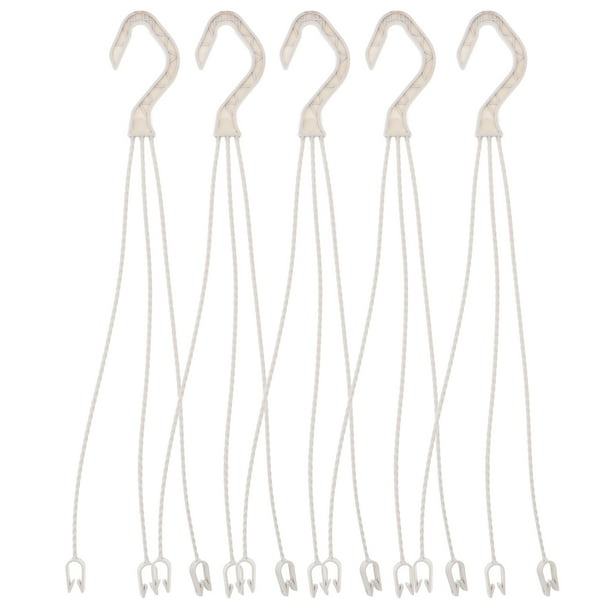 5 ganchos colgantes para macetas, soporte para plantas y flores.