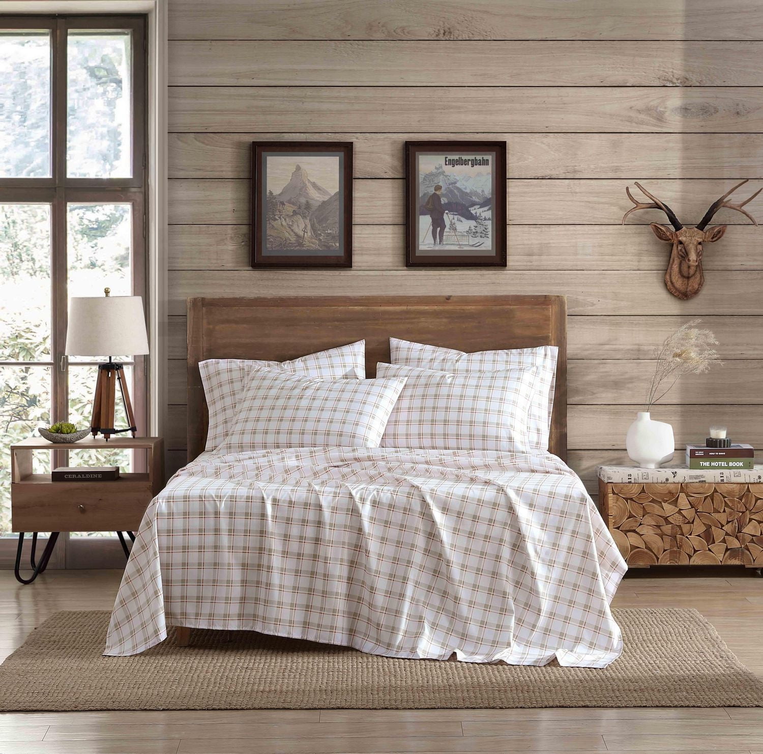 Ensemble de draps en microfibre imprimé Coleman