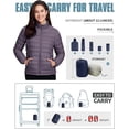 thumbnail image 5 of Pioneer Camp Packable Lightweight Quilted Puffer Jacket Women's, 5 of 6