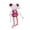 Hot Pink, variant on NookHive Elastic Door Hanging Cat Wand - Cat Tickling Stick Toy with Bungee, Clips onto Door Frame, Interactive Cat Toys for Indoor Cats, Relieves Separation Anxiety,Purple
