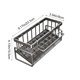 thumbnail image 3 of Escurridor de platos para fregadero | Escurridor inclinado para esponjas y paños de cocina | Organizador de encimera para utensilios y botellas de limpieza | Soporte metálico para jabón, 3 of 6