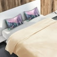 thumbnail image 5 of Yayeee Pillowcase Standard Size Set of 2 Satin Wrinkle Resistant Pillow Case, Green Night Deer, 5 of 7