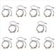 thumbnail image 1 of 10X Boho Tobilleras de Piedra de Concha de Mar Natural para Mujer Pulsera de Tobillo de Madera con Cuentas en la Pierna Cadena de Pie Tobillera Tobillera JoyeríA de Playa, 1 of 8