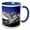 Blue/White, variant on 3drose, Snow Covered Peaks Rocky Mountain National Park Colorado, 11oz Magic Transforming Mug