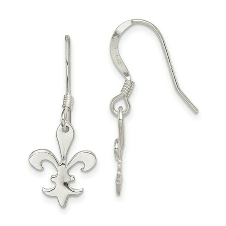 925 Sterling Silver Fleur De Lis Drop Dangle Chandelier Earrings Canada 925 Sterling Silver Fleur De Lis Drop, Fleur De Lis Chandelier Earrings