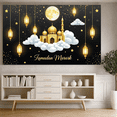 thumbnail image 6 of Ramadan Themed Banner with Golden Mosque Lanterns Stars Background Party Decorations for Iftar Parties Ramadan Gatherings Islamic Celebrations Photo Backdrops, 6 of 7