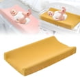 thumbnail image 2 of AUQ 2026 New Breathable Baby Changing Pad Cover,Soft and Smooth Water Resistant Table Topper for Nursery and Travel, 2 of 7