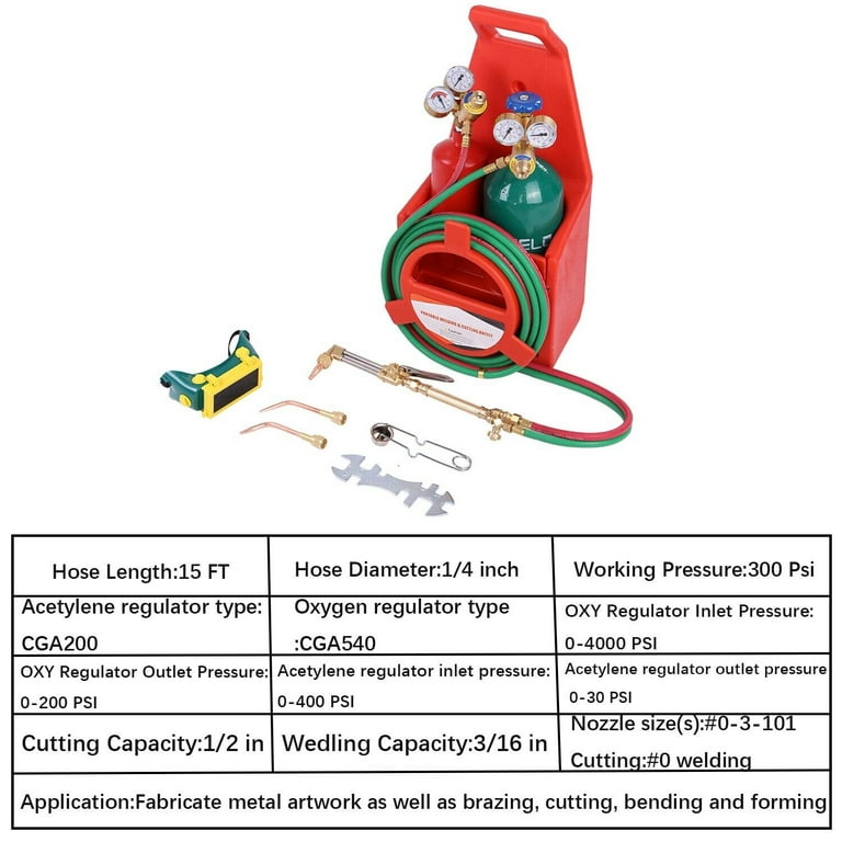 iMeshbean HVAC Portable Oxygen Acetylene Welding Cutting