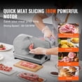 thumbnail image 3 of Meat Slicer Electric Food Slicer Stainless Steel Blade And Blade Guard Adjustable Thickness For Home Use ,Wear Resistant, 3 of 7