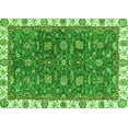 thumbnail image 1 of Ahgly Company Indoor Rectangle Abstract Green Modern Area Rugs, 2' x 5', 1 of 4