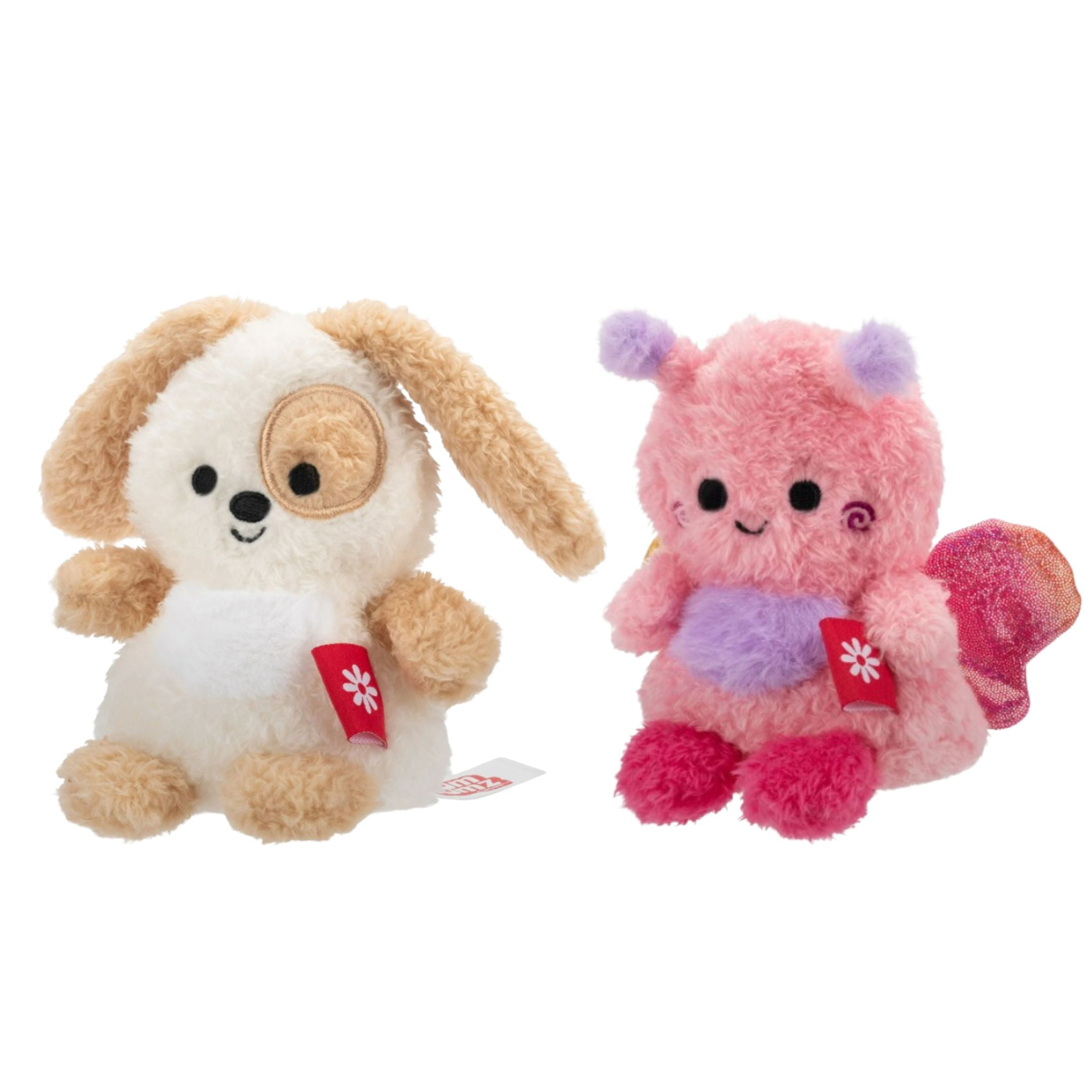 BumBumz 4.5-inch Easter SpringBumz Plush - Bunny Beckham and Butterfly Baily - 2 Pack