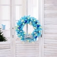 thumbnail image 5 of Fek888 Christmas Wreath with Lights Christmas Wreath Home Scene Door Hanging Needle Decorations Christmas Bells Hanging Hanging Decorations, 5 of 6