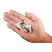 Kidz Rocks Moonstone & Mica 1 1/2" 2 Piece 2-3 oz Raw Chakra Healing Crystal Rock Mineral Specimen