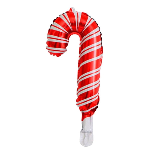10 Unidades Lindo Mini Navidad Papel de Aluminio Globo de Navidad Apoyos Baby Shower Juguetes Caña BLESIY Globo de papel de Papá Noel