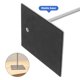 thumbnail image 3 of Nestingho Metal Tie Rack Plateado Con Soporte Estable Para Exhibición De Corbatas Y Bufandas En Hogar, 3 of 8