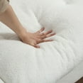 thumbnail image 4 of Cloud Style Sofa with Teddy Velvet - Sturdy & Stylish for Home, 4 of 11