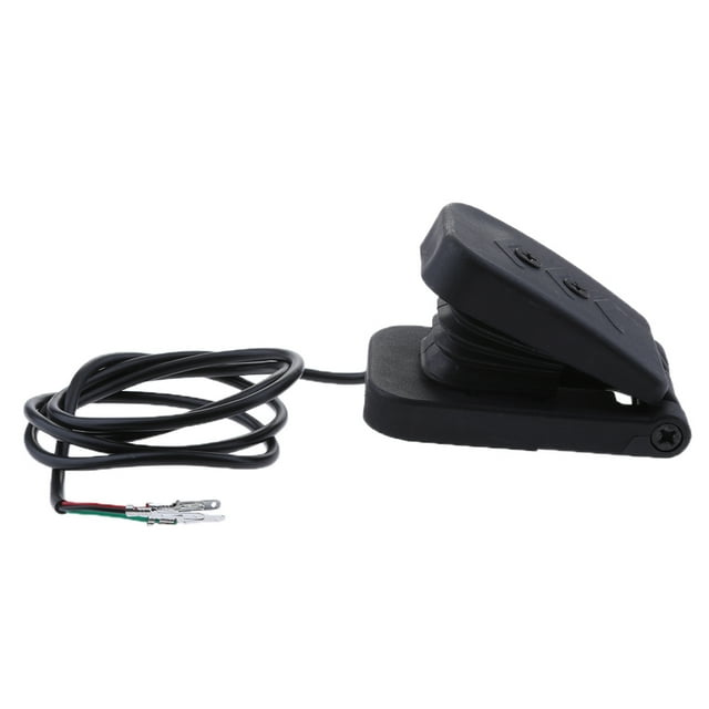 de Pie de Patio de Pie deBicicleta Eléctrica Negra 5v Sunnimix Acelerador de acelerador de pie
