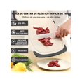 thumbnail image 2 of Juego de 3 tablas de cortar, tabla de cortar con asas antideslizantes, tablas de cortar de plástico de paja de trigo, tabla de cortar de cocina para carne, verduras, pan y frutas, oferta del,26024627, 2 of 5