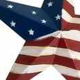 thumbnail image 3 of Metal American Flag Barn Star Decor Patriotic Mounted 3D Wall Art July of 4th Decoration, 3 of 6