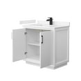 thumbnail image 4 of Wyndham Collection Wcf414136s-Vca-Unsmxx Strada 36" Free Standing Single Basin Vanity Set, 4 of 7