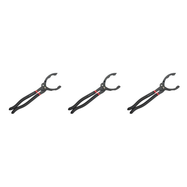 maskred Clé à Filtre de Style de Clé Réglable et Outil à Main Durable Outil d'Enlèvement Compact 12 Pouces 3Set