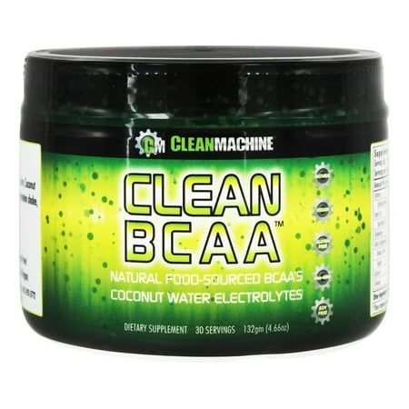 Clean Machine - Clean BCAA Natural Food-Sourced BCAA's 30 Servings - 132 Grams