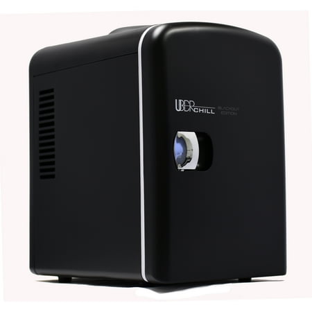 Uber Appliance UB-CH1 Portable 6-Can Cooler/Warmer Mini Fridge,