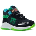 thumbnail image 1 of Tenis Minercraft Creeper Color Negro Bota Para Niño Gamer negro 25, 1 of 7