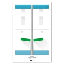 Detroit Tigers 11" x 17" Minimalist Tiger Stadium Wall Art