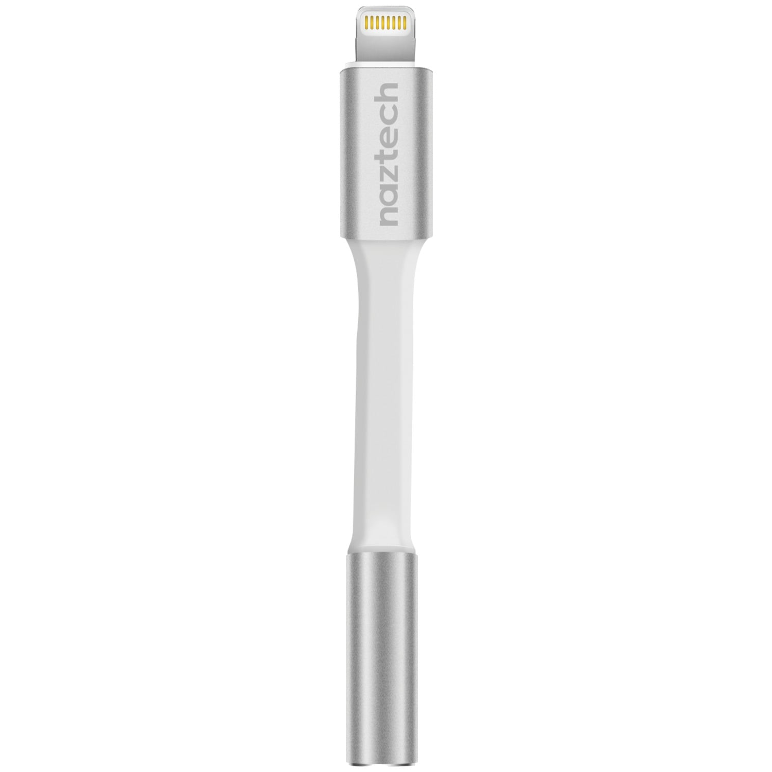Naztech 14647 3.5-mm MFi-Certified Audio Adapter with Lightning Connector