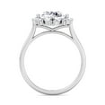 thumbnail image 6 of Lei - Moissanite Round and Marquise Cluster Lab Diamond Engagement Ring, 6 of 7