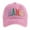 Pink, variant on Mama Hats For Women Funny Adjustable Mini Baseball Cap