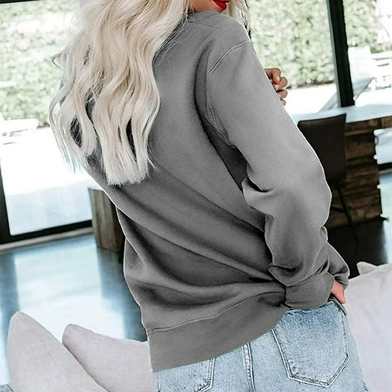 Ovticza Womens Oversized Crewneck Sweatshirt Trendy Dressy Queen